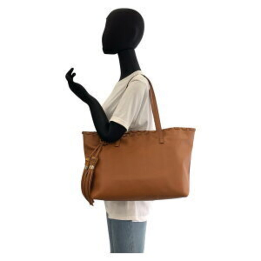 Gucci Bamboo Shoulder Bag Brown Tassel Tote Leather - Picture 6 of 10